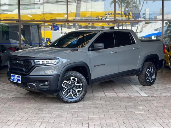 RAM RAMPAGE 2.0 HURRICANE 4 TURBO GASOLINA REBEL 4X4 AUTOMÁTICO 2023/2024 16.000 km 199.000,00